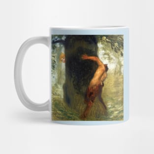 The Tease - Franz Von Stuck Mug